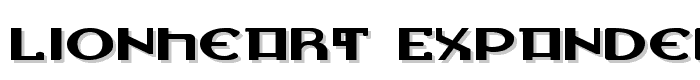 Lionheart Expanded font